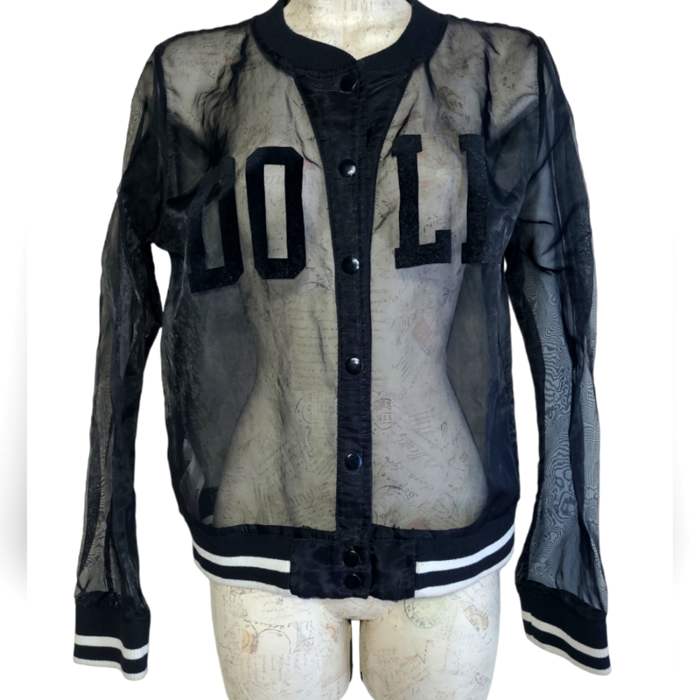 Barbie Doll Varsity Jacket Medium
